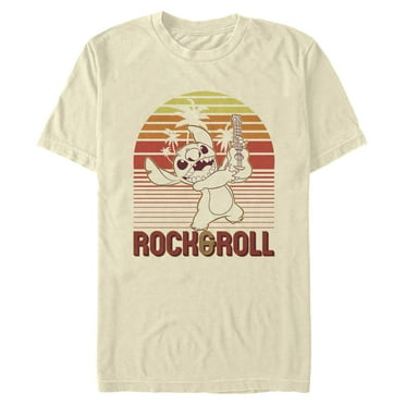 Mens Lilo & Stitch Rock & Roll Sunset T Shirt