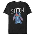 thumbnail image 1 of Mens Lilo & Stitch Silly Face Alien T Shirt, 1 of 10