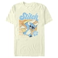 thumbnail image 1 of Mens Lilo & Stitch Surf Stitch Stripes T Shirt, 1 of 4