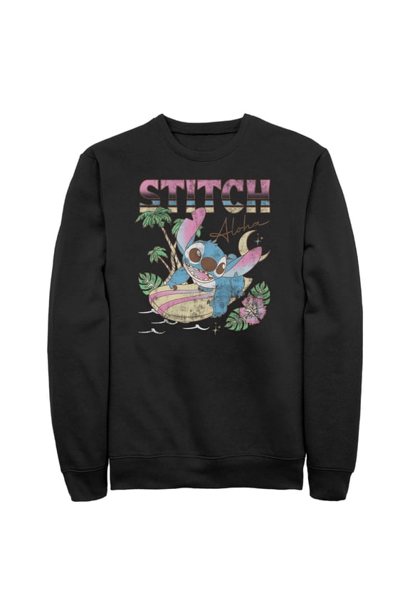 Mens Lilo & Stitch Surfing Stitch Sweatshirt