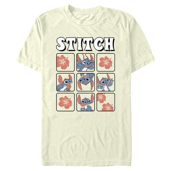 Mens Lilo & Stitch Tropical Portraits T Shirt