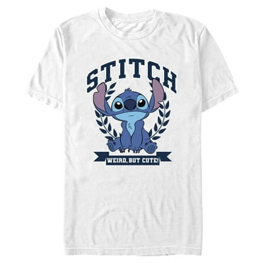 Mens Lilo & Stitch Weird But Cute Logo T Shirt
