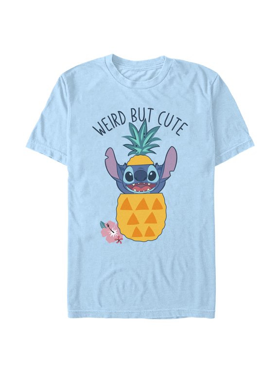 Mens Lilo & Stitch Weird Pineapple T Shirt