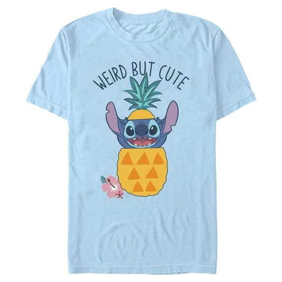 Mens Lilo & Stitch Weird Pineapple T Shirt