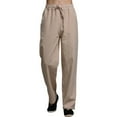 thumbnail image 1 of Mens Linen Pants Casual Loose Fit Elastic Waist Trousers with Pockets, 1 of 1