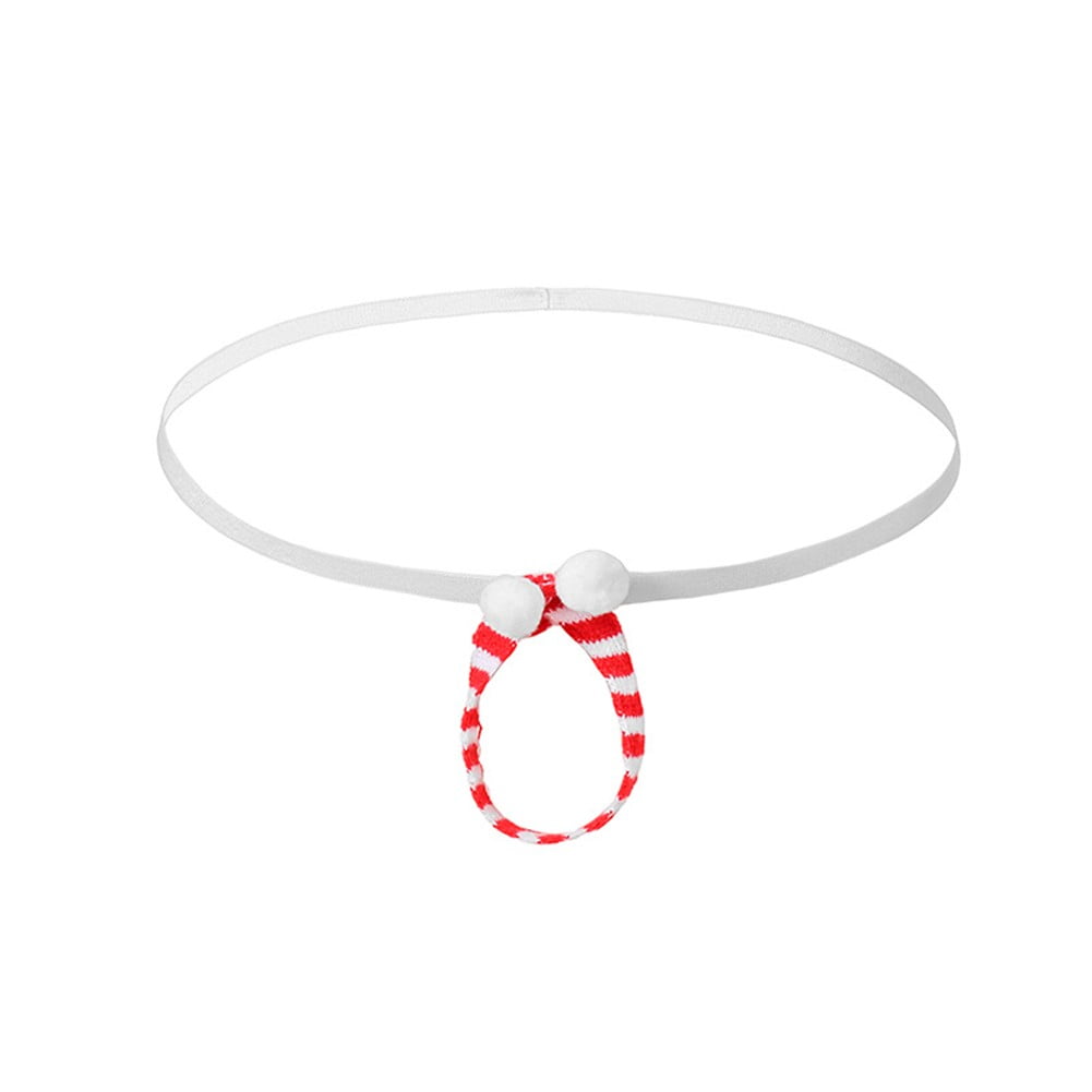 Mens Lingerie Briefs Thong Christmas Gstring Bikini ORing Underwear