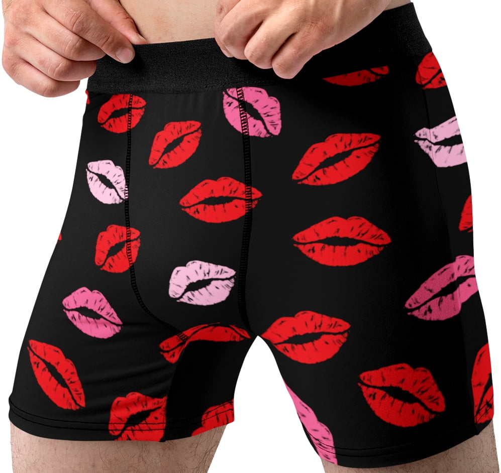 S Husky Valentine's Day Lips Kiss Men's Underwear India