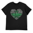thumbnail image 1 of Mens Liver Disease Awareness Fight Hope Support Strong Warrior T-Shirt Black 3X-Large, 1 of 5