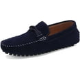 thumbnail image 1 of Mens Loafer Shoes Casual Penny Shoes Slip On Comfortable Boat Shoes Suede Leather Suit Shoes, 1 of 8