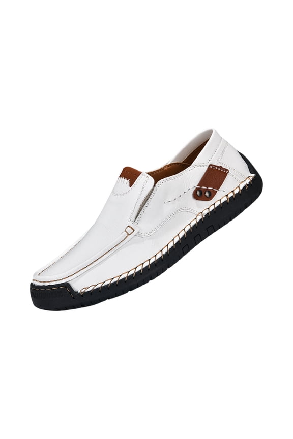 Mens Loafers Casual Slip on Shoes Business Moccasins Lightweight Refreshing Classic Slippers Walking Driving Travelling Outdoor, 46