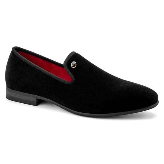Mens Loafers Wedding Dress Shoes Slip-On Loafers for Men Tuxedo Suit Shoes, Black-07, 11US