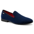 thumbnail image 1 of Mens Loafers Wedding Dress Shoes Slip-On Loafers for Men Tuxedo Suit Shoes, Blue-03, 9.5US, 1 of 5