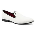 thumbnail image 1 of Mens Loafers Wedding Dress Shoes Slip-On Loafers for Men Tuxedo Suit Shoes, White-09, 10US, 1 of 4