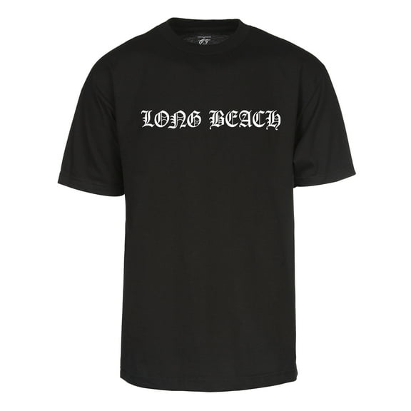 Mens Long Beach Olde English Short-Sleeve T-Shirt - Small