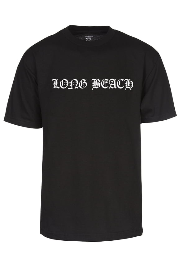 Mens Long Beach Olde English Short-Sleeve T-Shirt - X-Large