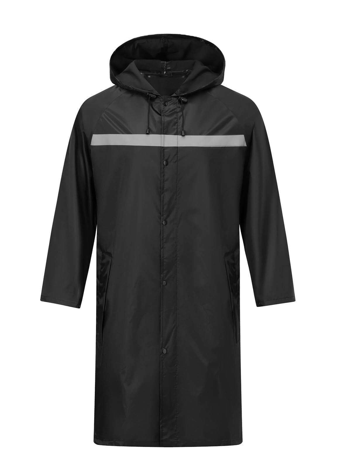 Ozark Trail Rain Jacket, Unisex, Blue Cove, XL-XXL, Long