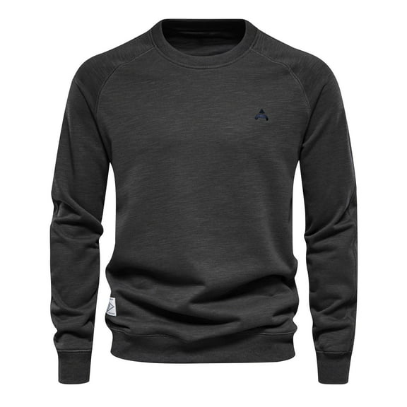 Mens Long Sleeve Casual Lightweight Fitted Basic T-Shirt Long Sleeve Shirts for Men - Soft Comfy Casual Tee Round Neck Full Sleeves Solid Casual T-Shirts Fashion Athletic Work Tee Shirts