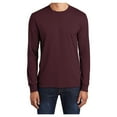 thumbnail image 1 of Mens Long Sleeve Core Blend Cotton/Polyester Tee Athletic Maroon Large, 1 of 6