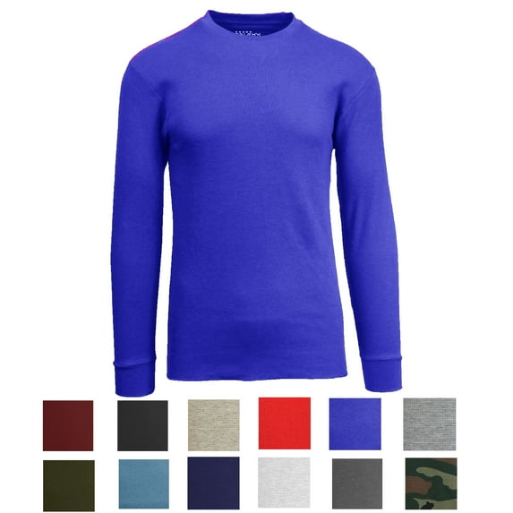 Mens Long Sleeve Crew Neck Thermal Shirts