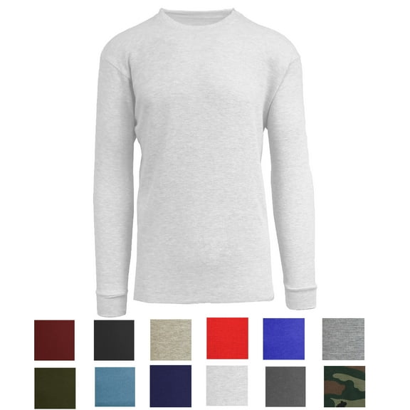 Mens Long Sleeve Crew Neck Thermal Shirts
