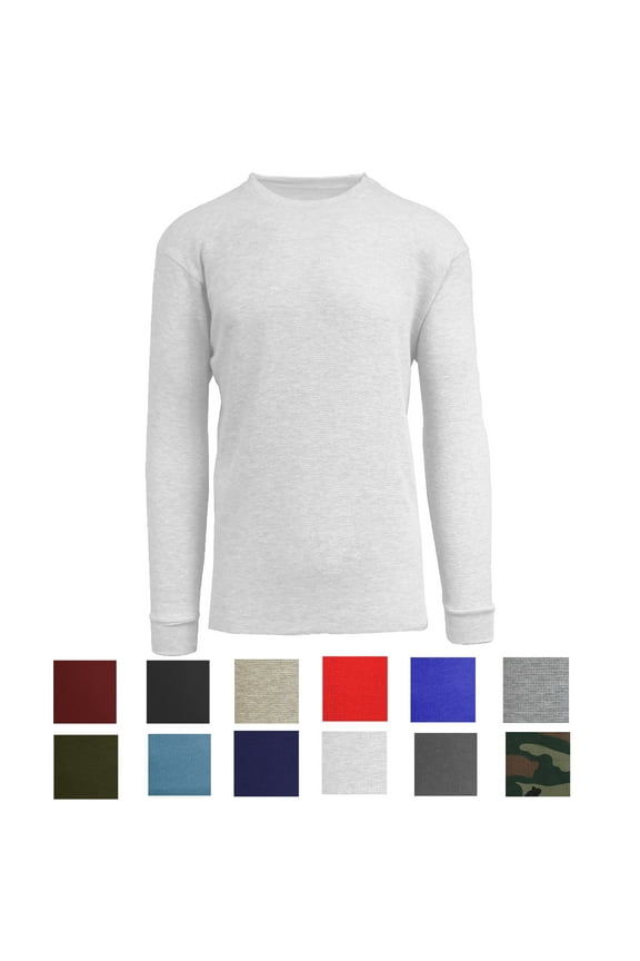Mens Long Sleeve Crew Neck Thermal Shirts