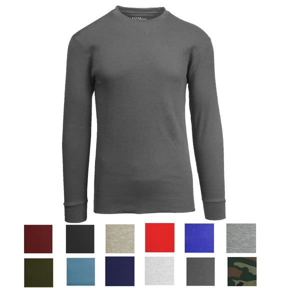 Mens Long Sleeve Crew Neck Thermal Shirts