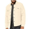 thumbnail image 1 of Mens Long Sleeve Denim Jacket, Regular Fit, Solid Color, Casual Style, Durable Fabric, Ideal for Summer Casual Outings and Streetwear, 1 of 6