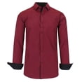 thumbnail image 1 of Mens Long Sleeve Gingham & Checkered Dress Shirts, 1 of 2