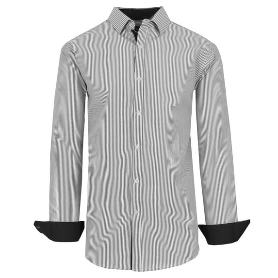 Mens Long Sleeve Gingham & Checkered Dress Shirts