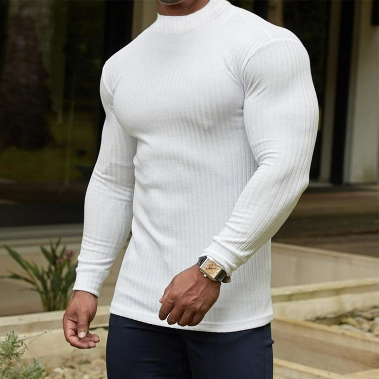 Mens turtleneck shop shirts walmart