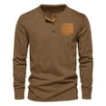 thumbnail image 1 of Men's Long Sleeve Pullover Shirts Mens Knited Crewneck Pullover Sweater Casual Loose Fit Waffle Textured Sweatshirts Long Sleeve Knitted Sweaters Lightweight Fashion Wool Blend Knit Pullovers, 1 of 5