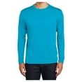 thumbnail image 1 of Mens Long Sleeve PosiCharge Competitor Polyester Tee Shirt Atomic Blue XS, 1 of 8