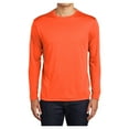 thumbnail image 1 of Mens Long Sleeve PosiCharge Competitor Polyester Tee Shirt Neon Orange XL, 1 of 8