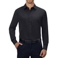 thumbnail image 1 of Mens Long Sleeve Slim-Fit Design Dress Shirts, 1 of 4