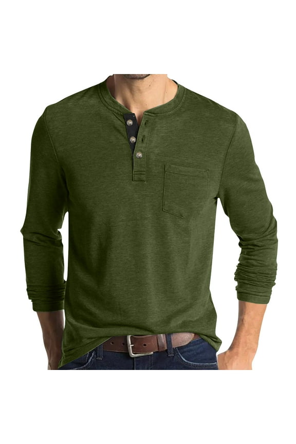 Mens Long Sleeve Sweatshirt Solid Color Crewneck Fashion Casual Fall Clothes Basic Tops Loose Fit Winter Clothing