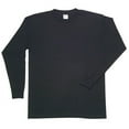 thumbnail image 1 of Mens Long Sleeve T-Shirt - Black, Large, 1 of 1