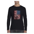 thumbnail image 1 of Mens Long Sleeve T-Shirts - American Flag 4th of July, 1 of 5