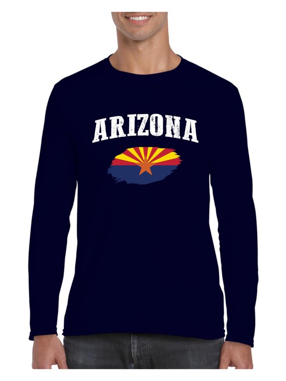 Mens Long Sleeve T-Shirts - Arizona