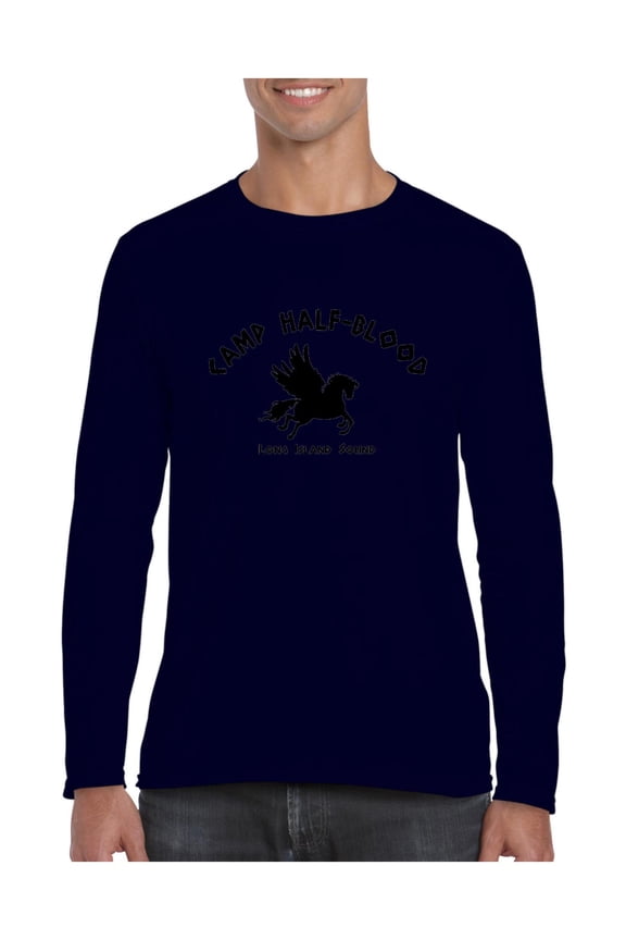Mens Long Sleeve T-Shirts - Camp Half Blood Demigods