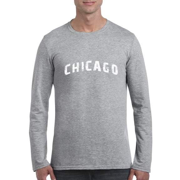 Mens Long Sleeve T-Shirts - Chicago