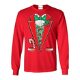thumbnail image 1 of Mens Long Sleeve T-Shirts - Christmas Tuxedo, 1 of 5