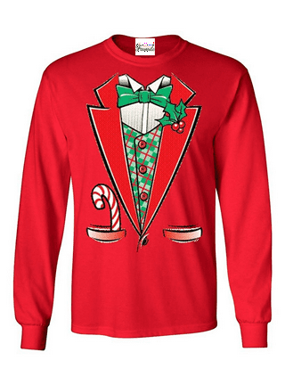 Mens Long Sleeve Christmas Shirt