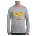 thumbnail image 1 of Mens Long Sleeve T-Shirts - Emoji Entourage, 1 of 5