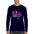 thumbnail image 1 of Mens Long Sleeve T-Shirts - Fight Breast Cancer, 1 of 5
