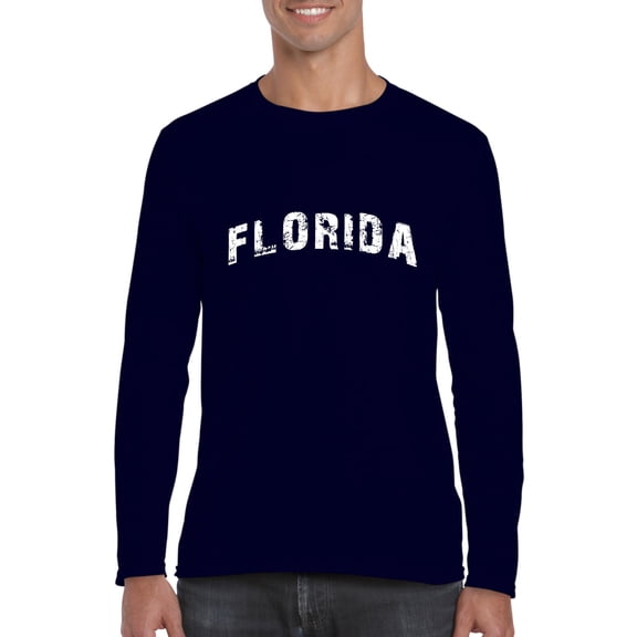 Mens Long Sleeve T-Shirts - Florida