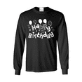 thumbnail image 1 of Mens Long Sleeve T-Shirts - Happy Birthday, 1 of 5