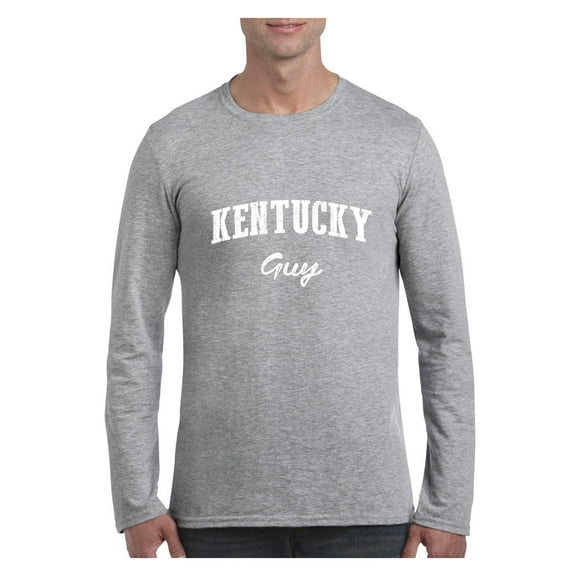 Mens Long Sleeve T-Shirts - Kentucky Guy