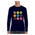 thumbnail image 1 of Mens Long Sleeve T-Shirts - Love Food Donuts Doughnuts, 1 of 5