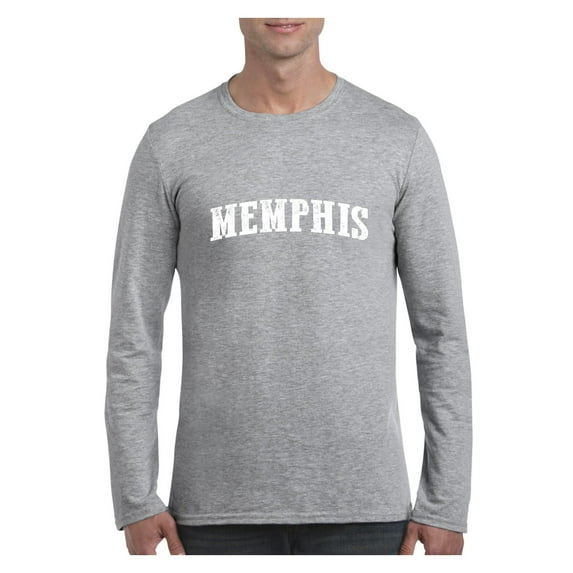 Mens Long Sleeve T-Shirts - Memphis