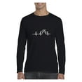 thumbnail image 1 of Mens Long Sleeve T-Shirts - Paw Heartbeat, 1 of 5